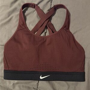 Nike Women's Maroon Sports Bra